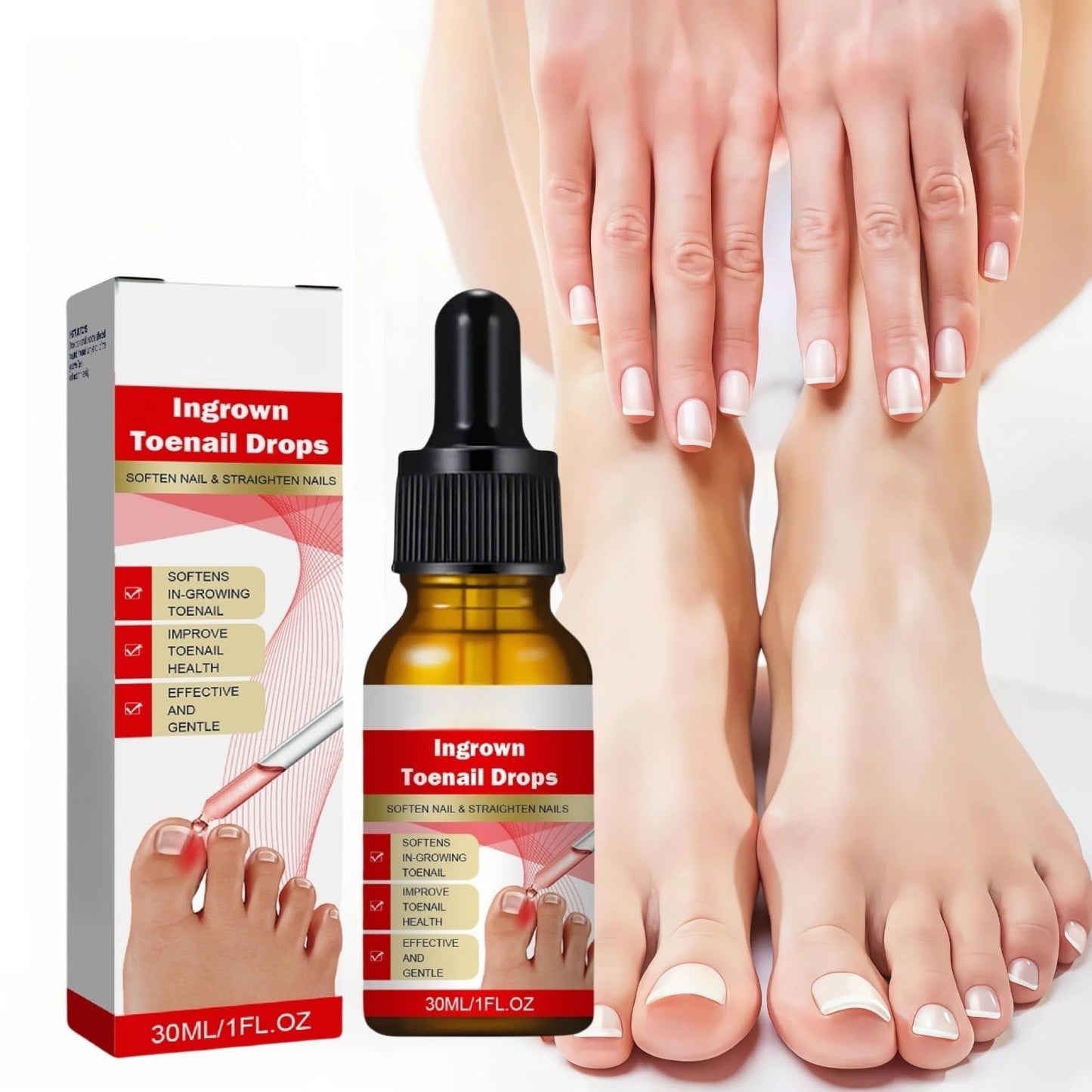 Ingrown Toenail Treatment Drop,Nail Growth Ingrowing Toenail Treatment,Cuticle Care Oils for Ingrown Toenails,Nail Growth Treatment,Ingrowing Toe Nail Treatment,Toe Nail Fungus Treatment Cuticle Oil