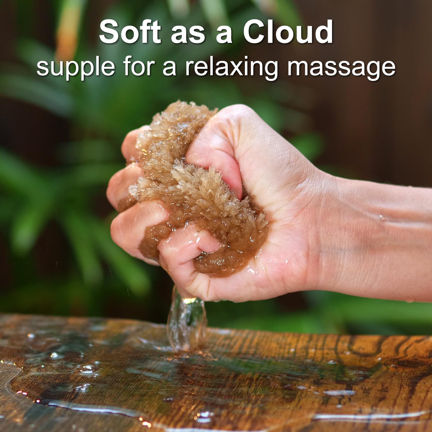 Yogaesse YOGAESSE Exfoliating Natural Sea Sponge, Wool 11–13cm, Unbleached – Premium Bath Sponge for Foamy Soap Lather & Gentle Shower Massage, Soft as a Cloud, Strong & Durable, Harvested in Greece