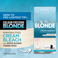 Colour Freedom Metallic Silver Violet Permanent Hair Dye with PurePlex. Ultra Glossy Conditioning Hair Colour. 100% grey coverage. By Knight & Wilson.