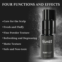 LOPHE Hair Volume Powder, Invisible Hair Texturising Powder with 360⁰ Rotate Nozzle, Volumising Hair Products for Women & Men, Non-Sticky Hair Thickening Powder for Instant Texture, Volume and Oil Control