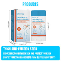 Leogony 3PCS Anti Chafing Cream, Waterproof Anti Chafe Stick, for Heel,Lower Arm,Legs,Skin Protection, Thigh Rescue