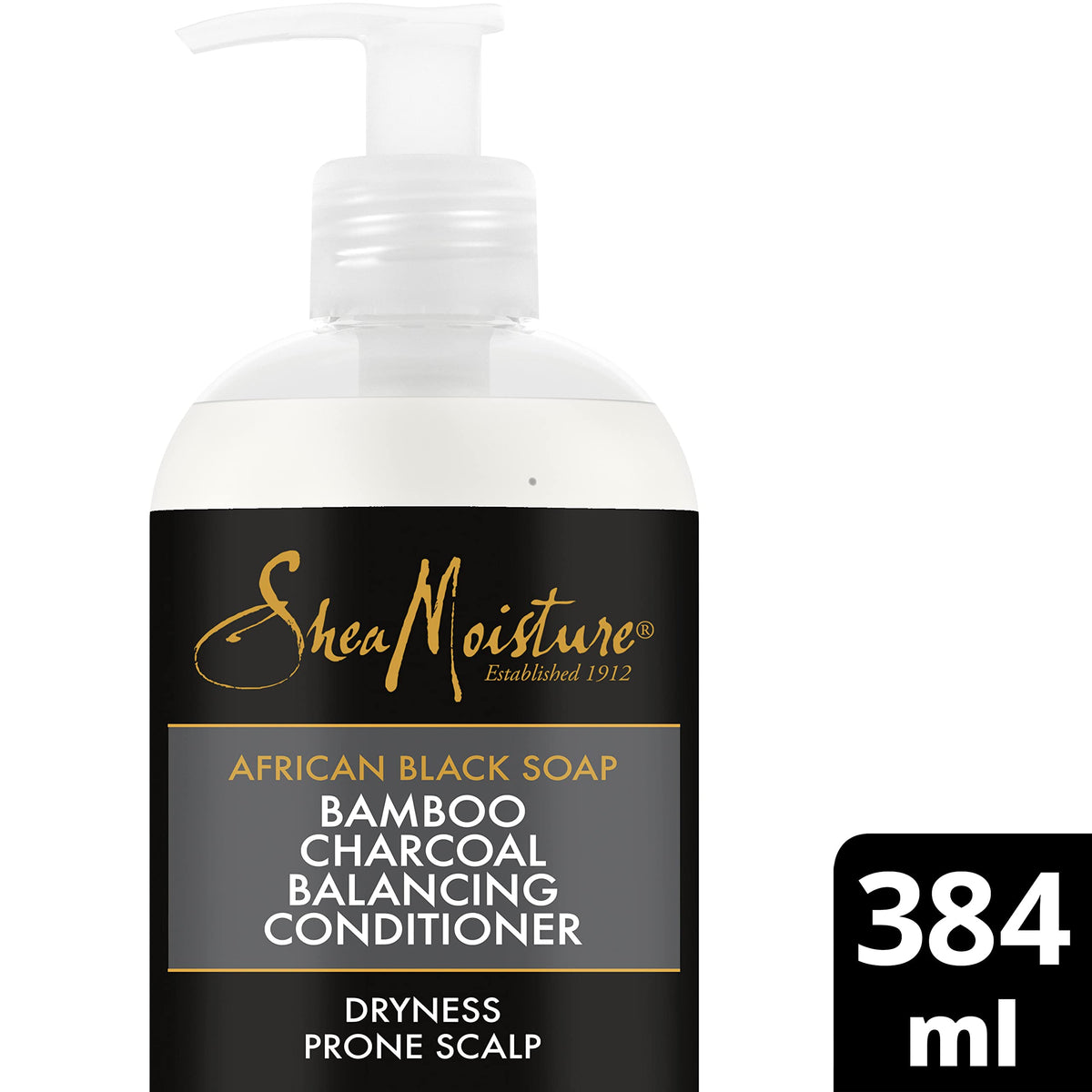 SHEA MOISTURE Sheamoisture African Black Soap Bamboo Charcoal Balancing Conditioner 384 ML