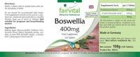 Fairvital | Boswellia Frankincense 400mg - 120 Tablets - Vegan - 65% boswellic acids