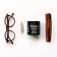 Brickell Men's Products Brickell Men's Purifying Charcoal Face Mask, Natural and Organic Activated Charcoal Mask With Detoxifying Kaolin Clay, 118 mL, Unscented