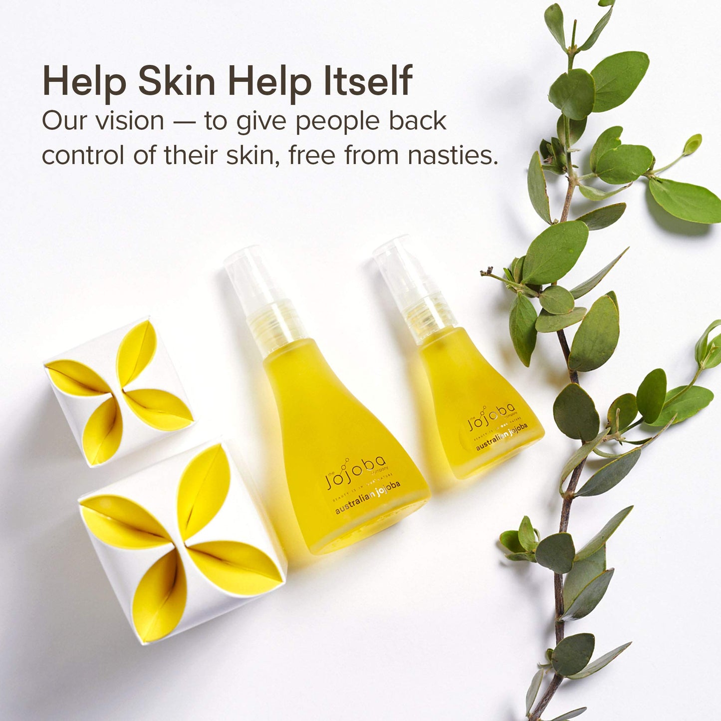 The Jojoba Company Pure Australian Jojoba Oil, Cold Pressed Australian Jojoba with Vitamin A, D, and E, Deeply Moisturising Face Oil, Jojoba Oil for Hair and Body, Gentle For All Skin Types 85ml