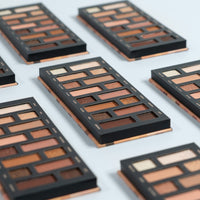 W7 Nudification Pressed Pigment Palette - 16 High Impact Nude Colors - Flawless Long-Lasting Glam Makeup