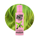 Crazy Color Vibrant Lime Twist Semi-Permanent Hair Dye. Highly Pigmented Lime Green Conditioning & Oil Nourishing Vegan Formula | No Bleach or Ammonia | 100ml