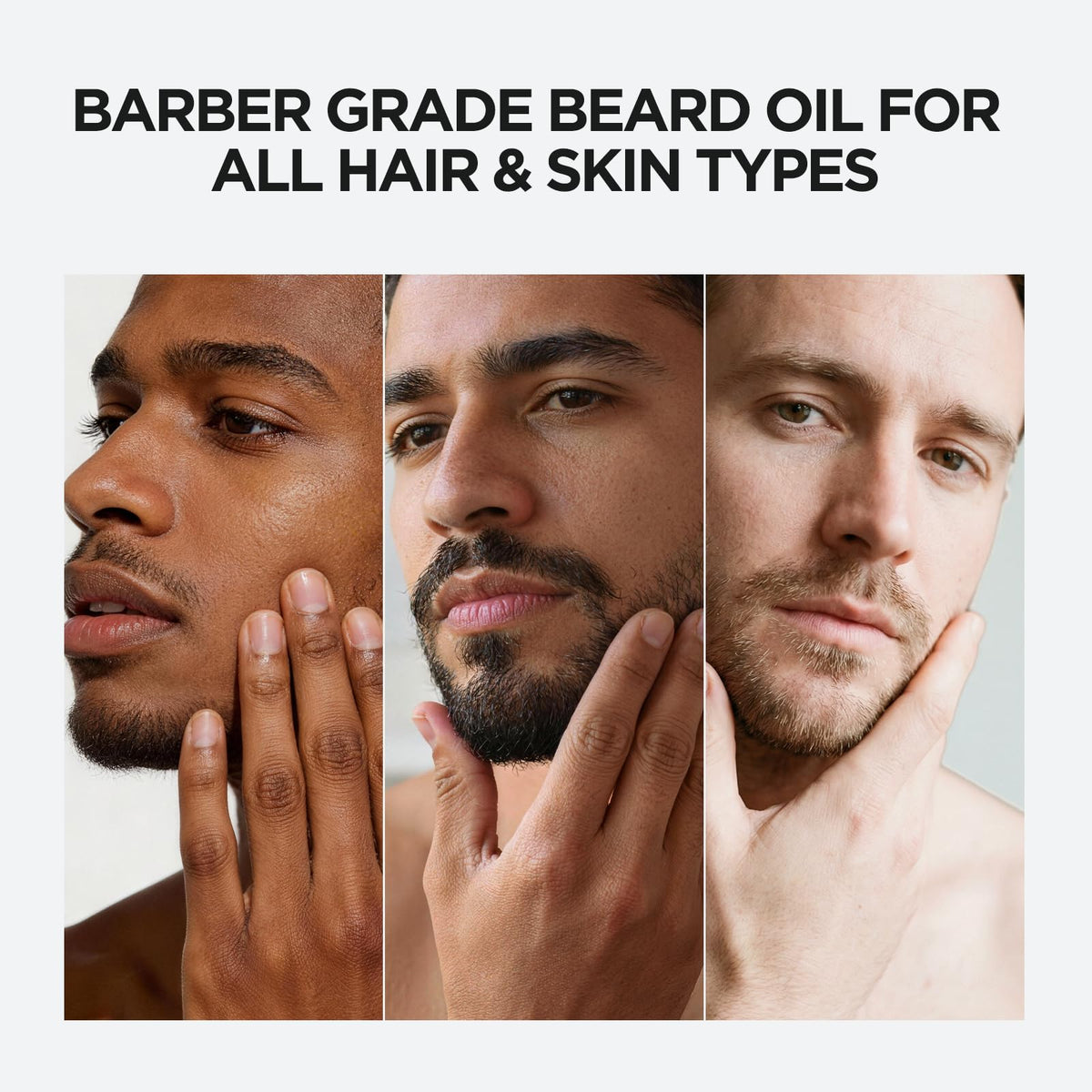 Hawkins & Brimble - Beard Oil for Men, 50ml - Promotes Beard Growth Oil for Grooming, Styling, Softener, Repair and Nourishing - Argan and Olive oil - Beard Care Routine with Shea Butter and Vitamin E