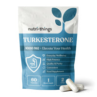 Nutri-things Turkesterone Capsules | Muscle Recovery and Muscle Growth Supplement | Max Strength 1000mg Per Serving | 120 Capsules