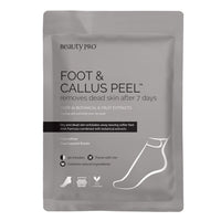 BEAUTYPRO FOOT & CALLUS PEEL With 16 Natural Plant Botanicals | Vegan Foot Peel Mask for Baby Soft Feet | Cracked Heel Repair | Exfoliating Socks | Foot Mask Peel |