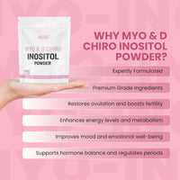 Freak Athletics Myo & D Chiro Inositol Powder 106g - Supports Women with PCOS - Promotes Hormonal Balance & Normal Ovarian Function - 2100mg Myo Inositol Powder Per Serving - 50 Servings