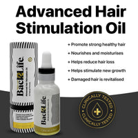 Back2Life Hair Back2Life 100% Natural Hair Stimulation & Beard Growth Oil-Get Rid of Patchy Beards & Hair-Beard serum to Moisturise, Hydrate & Condition-Repair & Rebalance Your Scalp & Regrow your Head & Beard Hair