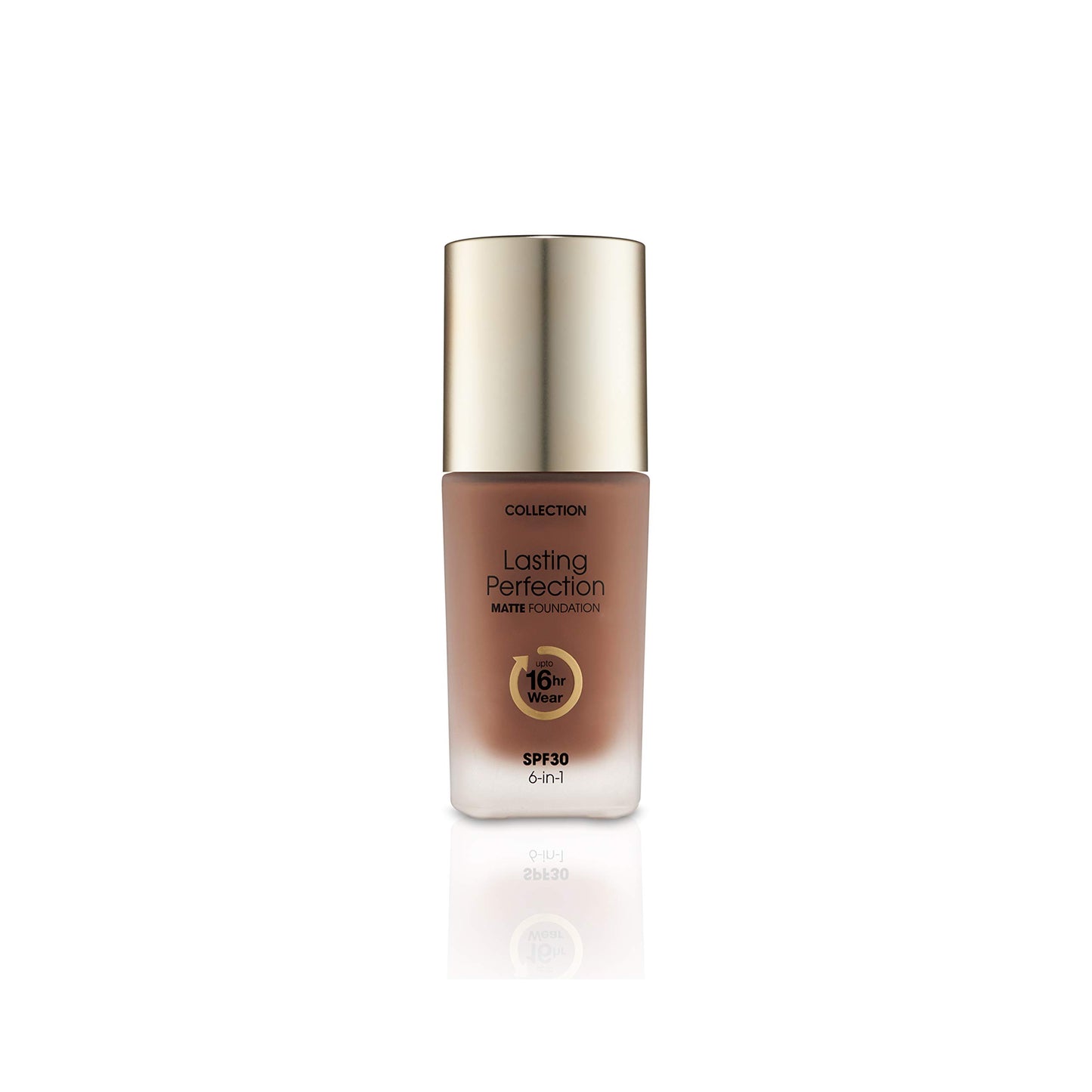 Collection Cosmetics Lasting Perfection Matte Foundation, Full Coverage, 27ml, Café