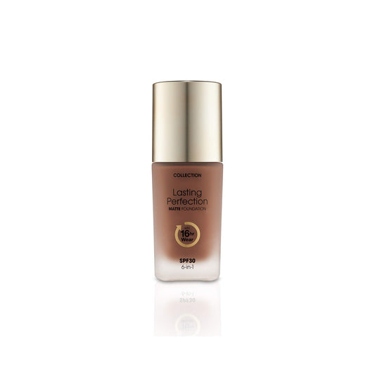 Collection Cosmetics Lasting Perfection Matte Foundation, Full Coverage, 27ml, Café