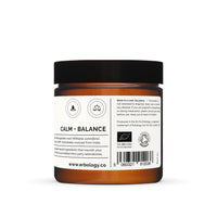 Erbology 100% Organic Ashwagandha Powder 50g - Sleep Aid - Straight from Farm - Raw, Vegan and Gluten-Free - Non-GMO - No Additives or Preservatives - Recyclable Glass Jar