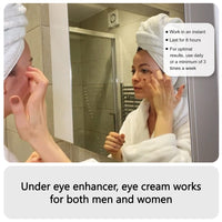 Skin Bunny Under Eye Enhancer – Eye Cream for Dark Circles and Puffy Eyes – Anti Aging Anti Wrinkles Caffeine Eye Cream for Eye Bags Remover Men and Women – Eye Serum 200 Applications