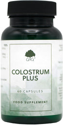 Colostrum Plus | Bovine Colostrum from Grass-fed Cows | min 30% IgG Level | 60 Capsules | G&G Vitamins