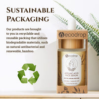 ecodrop essential oils Ecodrop Azelaic Acid & Hyaluronic Acid Serum - 30ml | Daily Gentle Anti-Ageing Skincare for Face Reduces Acne, Redness, Dark Spot Blemishes & Brightens All Skin Types | Vegan & Cruelty-Free