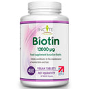 Biotin Hair Growth Supplement 12,000mcg - 400 Tiny 6mm Tablets (Full Year Plus Supply) - Biotin Hair Growth Tablets for Men & Women Biotin Tablets