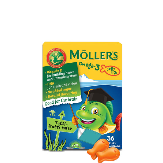 MÖLLER'S Moller’s ® | Omega 3 Jellies for Children | Tutti Frutti | 36 Capsules