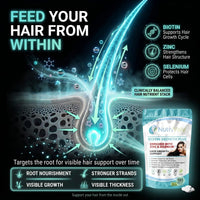 NutriVolv Biotin Hair Growth | Enhanced with Zinc & Selenium | 180 Tablets | 10,000mcg Biotin | Hair Vitamins Complex | Vegan | Hair Skin & Nails Vitamins for Men & Women | UK Made
