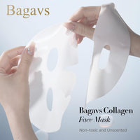 Bio Collagen Face Mask Overnight Hydrating Mask for Skin Care, Pore Minimizing, Anti-Aging, Pack of 4