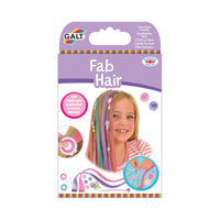 Galt Toys, Fab Hair, Hair Chalk Kit and Extensions for Children, Ages 6 Years Plus