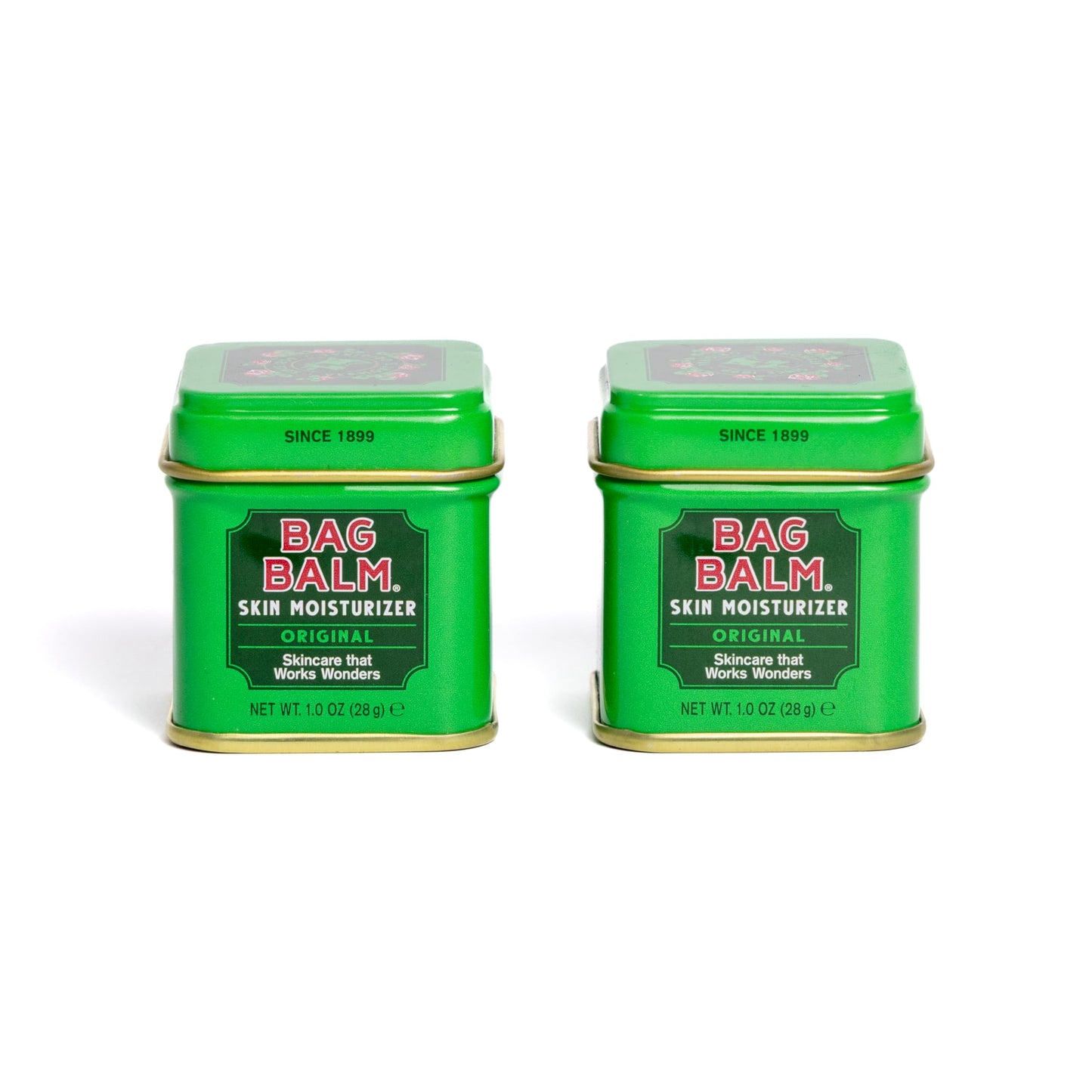 Bag Balm Original Formula Tin, Multi-Purpose Skin Moisturising Balm 28g Pack 2