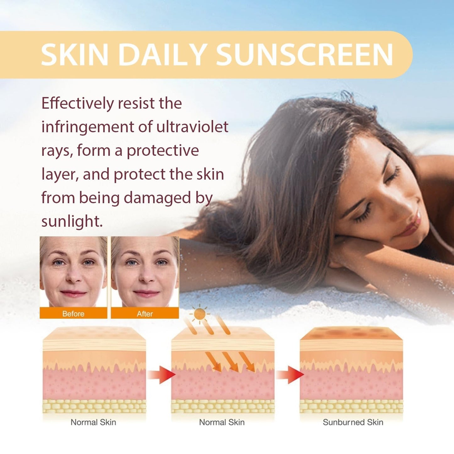 Beef-Tallow Balm,Beef-Tallow Sunscreen Spf 50+,Deeply Nourishing Beef-Tallow for Skin,Korean Sunscreen for Face,Beef-Tallow Grass Fed Bee-Tallow,Face Sunscreen for Dry Skin,Beef-Tallow Moisturizer