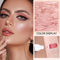 ISBEAUSOLS Body Shimmer Oil,Body Oil for Women,Body Rose Gold Shimmer Oil,Body Glow Oil Shimmer Highlighter,Body Moisturiser Oil For Face, Body & Hair,Nourishing & Glowy Body Shimmer 50ML