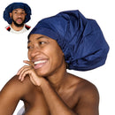TTAT Try This an That TTAT Shower Cap Jumbo Size for Men & Women With Afro, Long Dreadlocks, Locs, Box Braids, Voluminous & Long Hair, Waterproof, Washable, Reusable & Adjustable