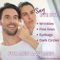 Dermaworks IMMACULIFT Instant Face Tightening Cream - Eye Cream for Dark Circles and Puffy Eyes - Temporary Eye Tightener - Instant Wrinkle Remover with Argireline Serum - Works in 2 Minutes – DERMAWORKS