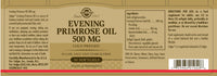 Solgar Evening Primrose Oil 500 mg Softgels - Pack of 30 - with Omega-6 and GLA - Easy to Swallow - Gluten Free
