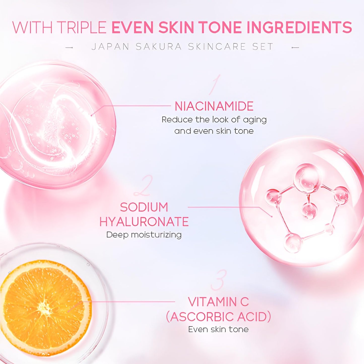 LAIKOU Skin Care for Teenage Girls, Sakura Skincare Set, Pamper Sets for Women Gifts, Facial Skin Care Sets & Kits - Toner,Cleanser,Face Serum,Cream,Sleep Mask,Eye Mask,Mud Mask,Lip Mask, 24PCS