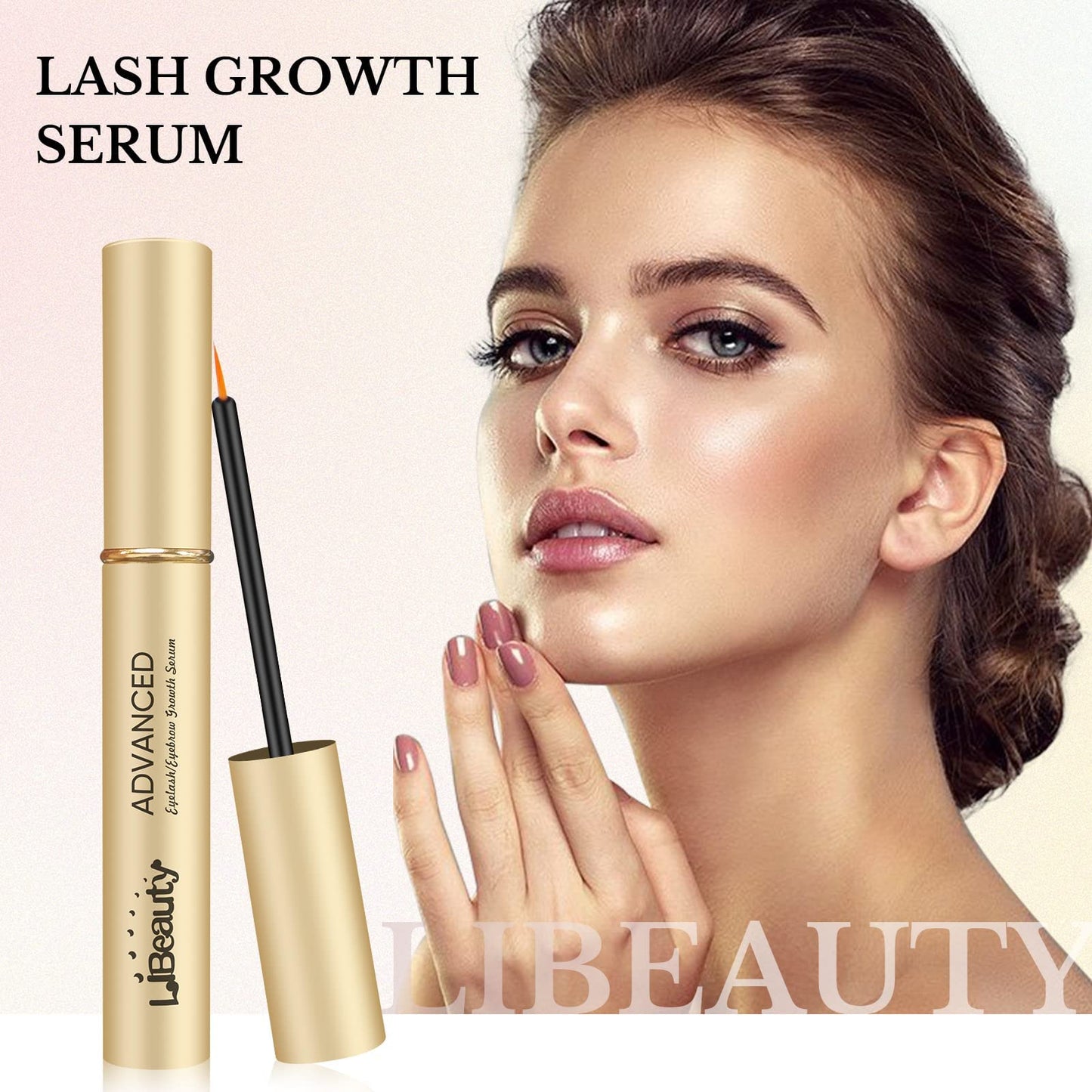 Libeauty Lash Serum, 2ml Eyelash Serum, Eyelash Growth Serum, Brow Growth Serum for Growth, Thickness, Fuller, Stronger