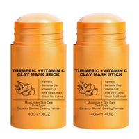 ISBEAUSOLS 2PCS Turmeric + VC Mask Stick, Face Masks Skincare