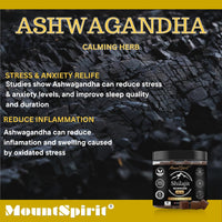Shilajit Gummies 3-in-1 Max Strength by MountSpirit™, Himalayan Shilajit with Lions Mane and Ashwagandha, Fulvic & Humic Acid and 85+ Minerals, for Energy, Immunity & Focus, Sugar-Free, 60 Gummies