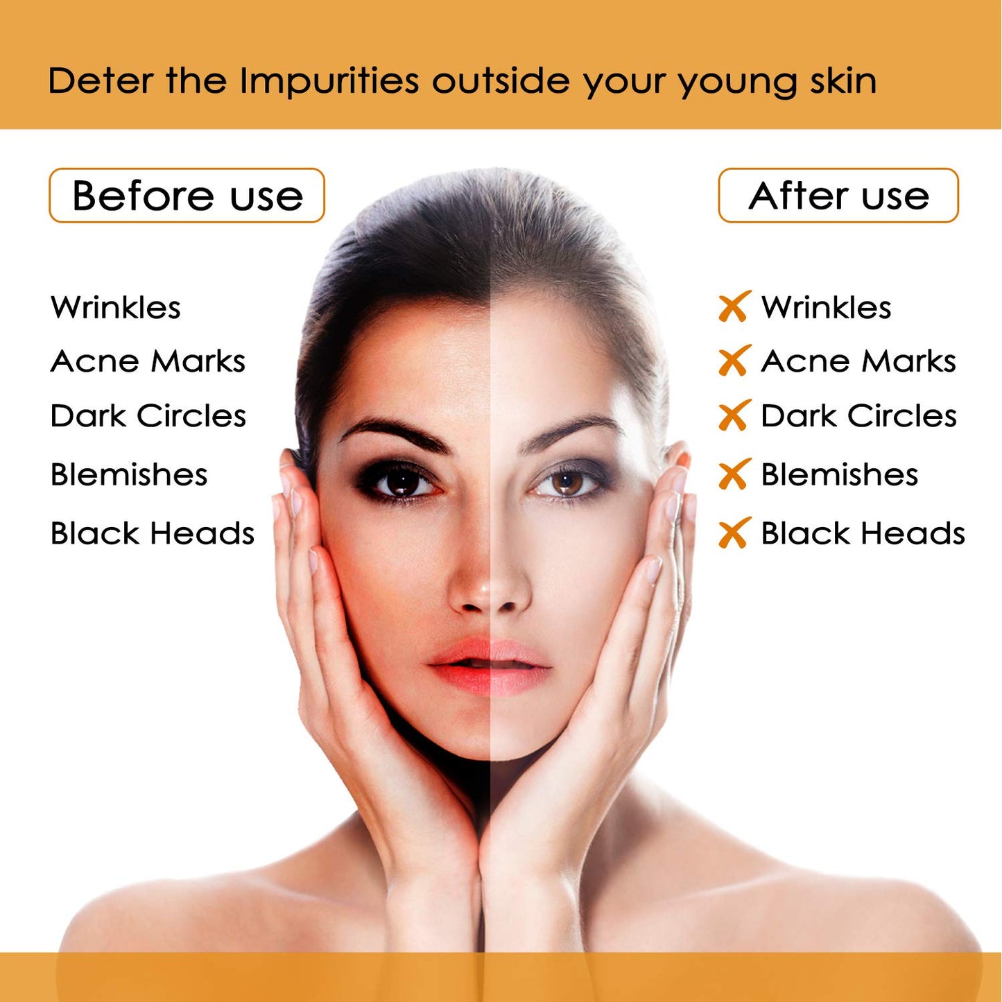 NUTRIGLOW Papaya Face Kit For Clearer, Blemish-Free Skin Moisturized And Brighter Skin, Fresh Appearance, All Skin Types, 260gm