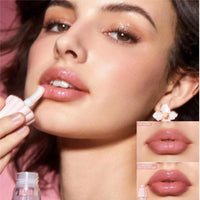 Haiyox 3PCS Glossy Hydrating Lip Oil Set,Cute Fruit-Flavored Lip Gloss Set,Jelly Fruit Lip Oil With Big Brush,Plumping Long Lasting Moisturizing Tinted Lip Balm,Glossy Lip Make Up,No-Sticky