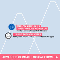Uriage Roséliane Anti-Redness Dermo-Cleansing Face & Eyes Fluid 250ml - Fresh Milky Make-up Remover For Sensitive Skin Prone to Redness - Instant Relief & Long-Lasting Comfort - Non-Comedogenic