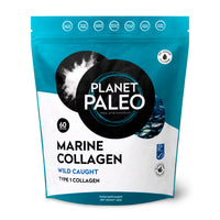 Planet Paleo Marine Collagen Powder - Nourishes Hair, Skin & Nails, Bone & Joint Support, Easy to Mix (Strawberry, 231g)