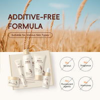 LAIKOU Skincare Set, Korean Rice Skin Care Sets & Kits, Cleanser, Toner, Serum, Eye Cream & Moisturizer, Christmas Birthday Gifts for Women Teenage Girls Mom Friend, Travel TSA-friendly Sizes 5pcs