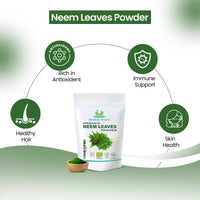 Herbal Magic's Organic Neem Leaves Powder Face Mask - Sparkle your smoothies, shakes, baking - Free from Fillers & Presrevatives -100g - Pack 1