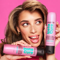 Matrix InstaCure Build-A-Bond Mighty Bonds Shampoo, Deep Repair Cleanser with Citric Acid and Squalane, For Over-Processed and Damaged Hair, 300ml