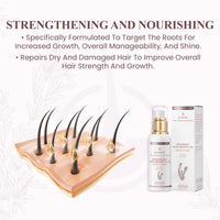 Kings The Hair Company Kings 100% Natural Rosemary Oil for Hair Growth with Biotin - Promotes Hair Growth & Prevents Hair Loss, Organic Rosemary Hair Oil to Treat Dry Damaged Hair for Men & Women | 100 ml
