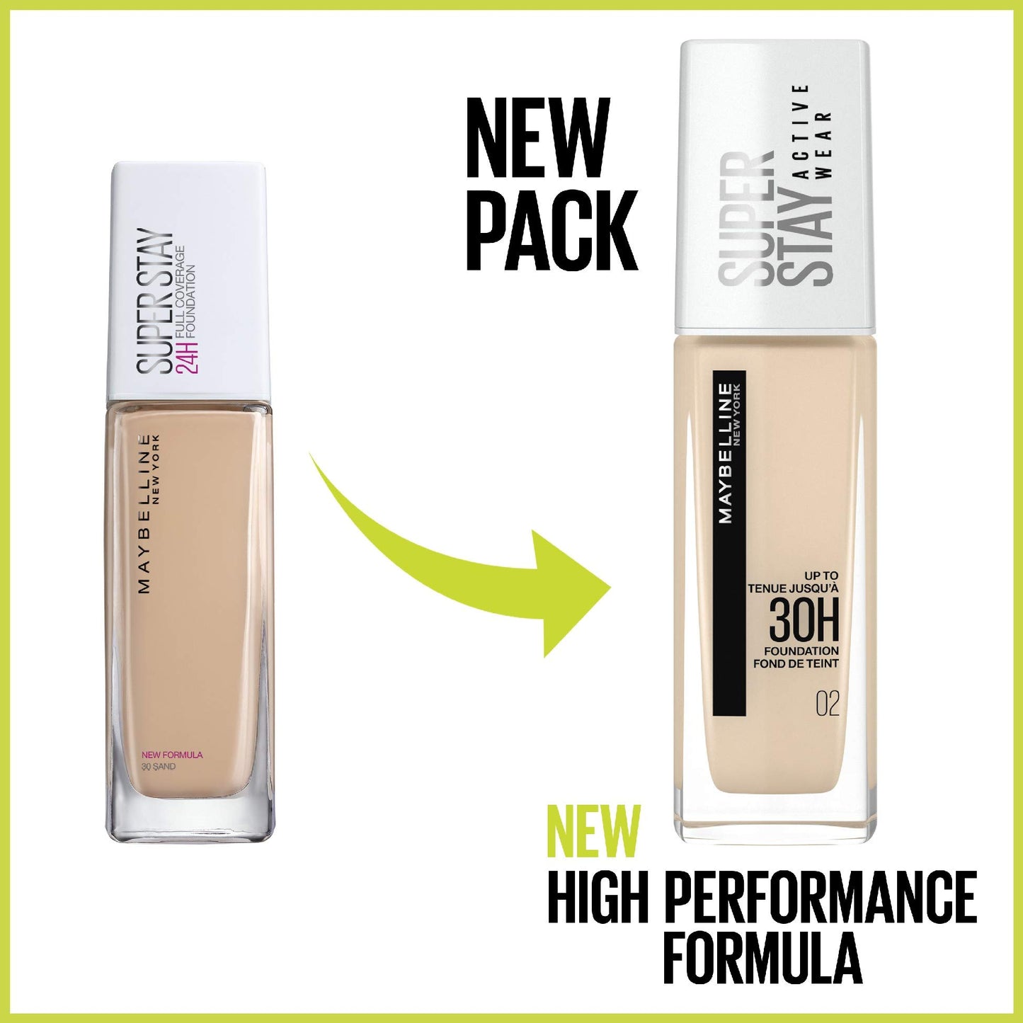 Maybelline New York Foundation, Superstay Active Wear 30 Hour Long-Lasting Liquid Foundation, Lightweight Feel, Water, Sweat and Transfer Resistant, 30 ml, Shade: 07, Classic Nude