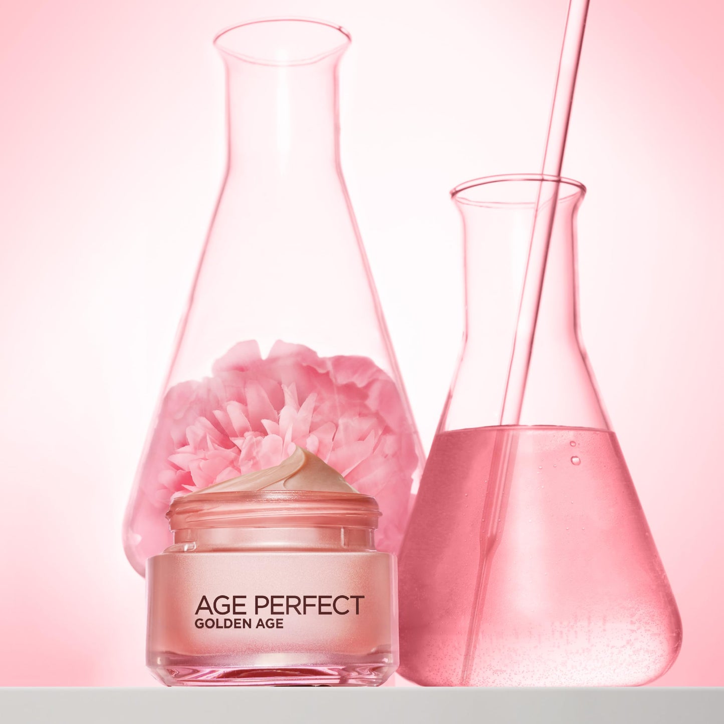 L'Oreal Paris L’Oréal Paris Age Perfect Golden Age Rosy Day Cream, for 50+, Deeply Moisturising, Reactivates Radiance with Instant Glow, Formulated with Peony Native Cells + Calcium B3, 50ml