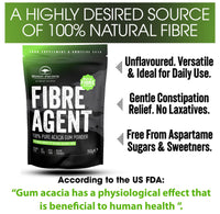 Maison d'acacia Acacia Fibre Supplement 350g Multi Award Winning. Gentle Daily Prebiotic Regularity & Constipation Relief Unflavoured. Natural Fiber with Nothing Added. Psyllium Husk & Inulin Alternative. 35 Servings
