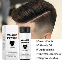 AuraAnge Volume Powder for Men, Texture Powder - Hair Styling Dust for Instant Texture & Volume, Leave-in Powdered Formula for Fluffy Hair - Men's Tress Dust Styling, 40g / 1.41oz
