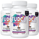 P!nkTribe TUDCA 500mg, Tauroursodeoxycholic Acid with Humic and Fulvic Acids, Beet Root and More, Tudca Bile Salt Supplement for Liver Liver Health, Digestion, Detox and Repair (Pack of 3)